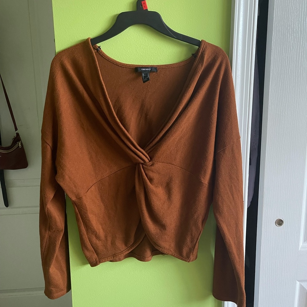 Front Knotted Sweater